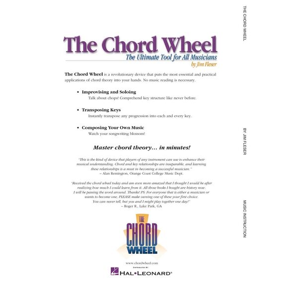 The Chord Wheel: The Ultimate Tool for All Musicians | Musiktheoretisches Nachschlagewerk für Gitarre, Klavier und alle Instrumente | Akkordfolge-Leitfaden für Anfänger bis Fortgeschrittene