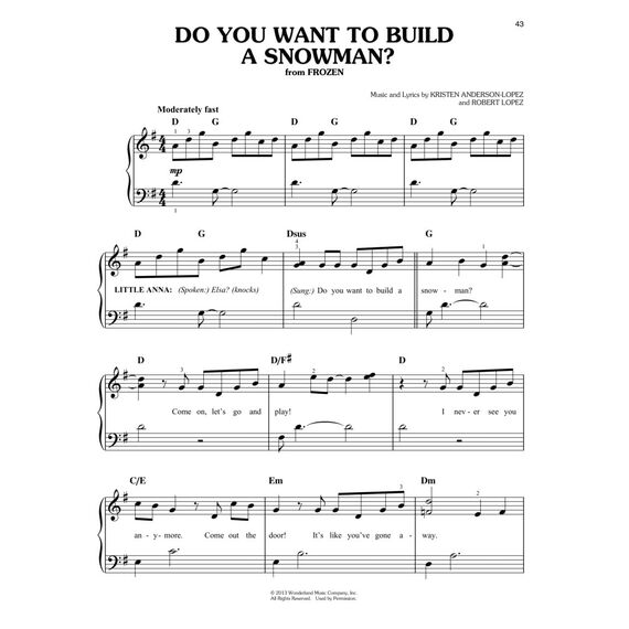 Disney Collection: Easy Piano - Revised/Updated -For Piano, Voice & Guitar-: Songbook für Klavier (Easy Piano Series): Best Loved Songs from Disney Movies, Television Shows and Theme Parks