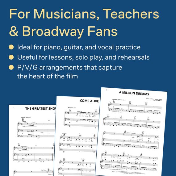 The Greatest Showman Songbook für Piano Vocal Guitar | Filmmusik Noten für Klavier Gesang Gitarre | 9 Lieder aus dem Kinofilm als Sheet Music | Pop ... Musiker: Music from the Picture Soundtrack