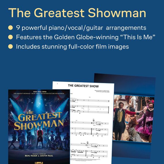 The Greatest Showman Songbook für Piano Vocal Guitar | Filmmusik Noten für Klavier Gesang Gitarre | 9 Lieder aus dem Kinofilm als Sheet Music | Pop ... Musiker: Music from the Picture Soundtrack
