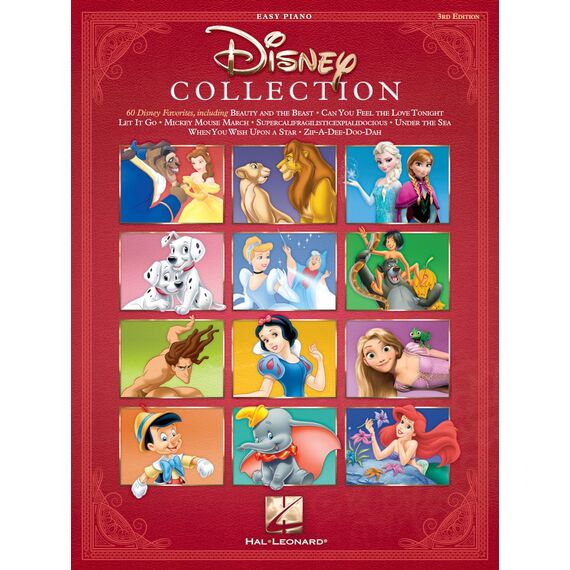 Disney Collection: Easy Piano - Revised/Updated -For Piano, Voice & Guitar-: Songbook für Klavier (Easy Piano Series): Best Loved Songs from Disney Movies, Television Shows and Theme Parks