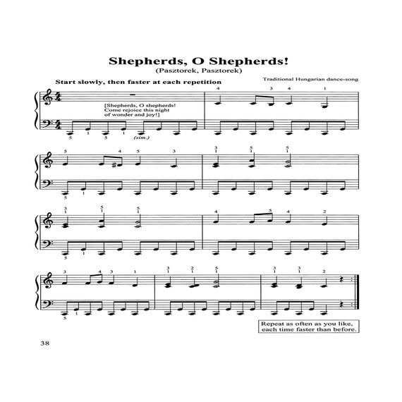 A First Book of Christmas Songs. Klavier Solo. Enthält Online-Audio: For the Beginning Pianist with Downloadable Mp3s