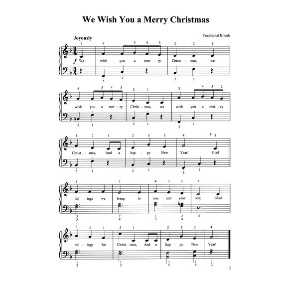 A First Book of Christmas Songs. Klavier Solo. Enthält Online-Audio: For the Beginning Pianist with Downloadable Mp3s
