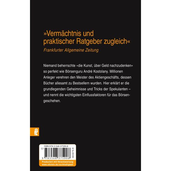 Die Kunst, über Geld nachzudenken: Das Vermächtnis des Börsengurus: Börsen verstehen und reich werden