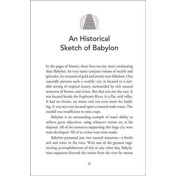 The Richest Man in Babylon