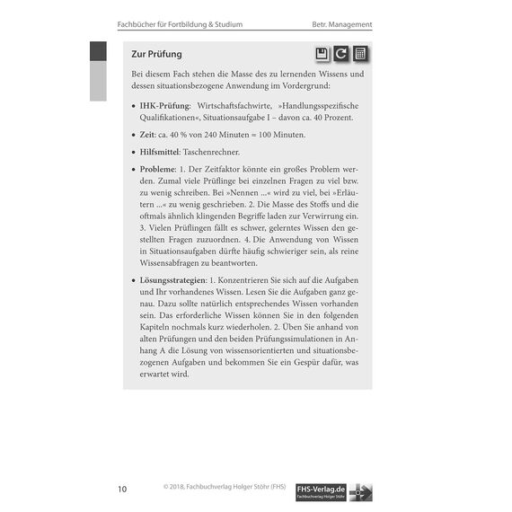 F.I.T. zur IHK-Prüfung in Betriebliches Management: Handlungsspezifische Qualifikationen für Wirtschaftsfachwirte (Fachbücher für Fortbildung & Studium)
