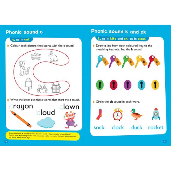 Phonics Bumper Book Ages 3-5: Ideal for home learning (Collins Easy Learning Preschool)