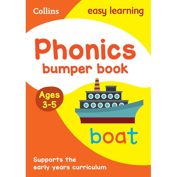 Phonics Bumper Book Ages 3-5: Ideal for home learning (Collins Easy Learning Preschool)