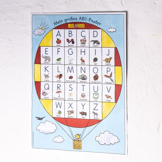 Conni Gelbe Reihe (Beschäftigungsbuch): Buchstaben schreiben: Mit ABC-Lernposter als EXTRA