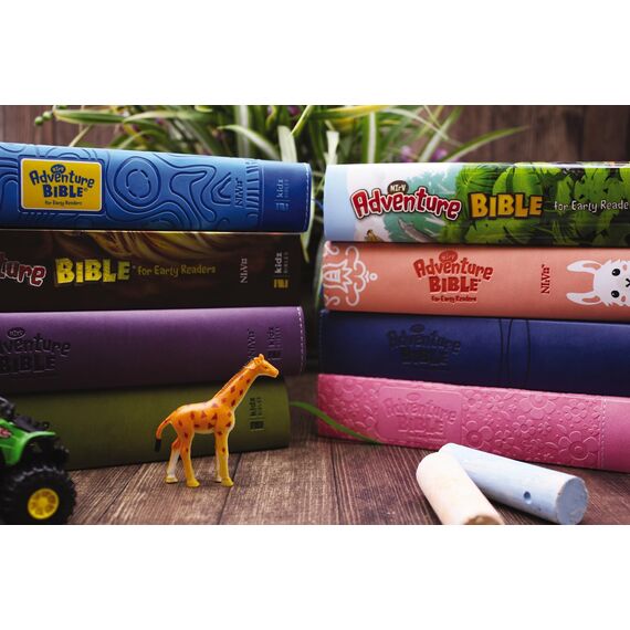 NIrV, Adventure Bible for Early Readers, Hardcover, Full Color, Magnetic Closure, Lion