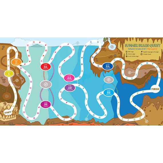 Summer Brain Quest Get Ready for 5th Grade: 1