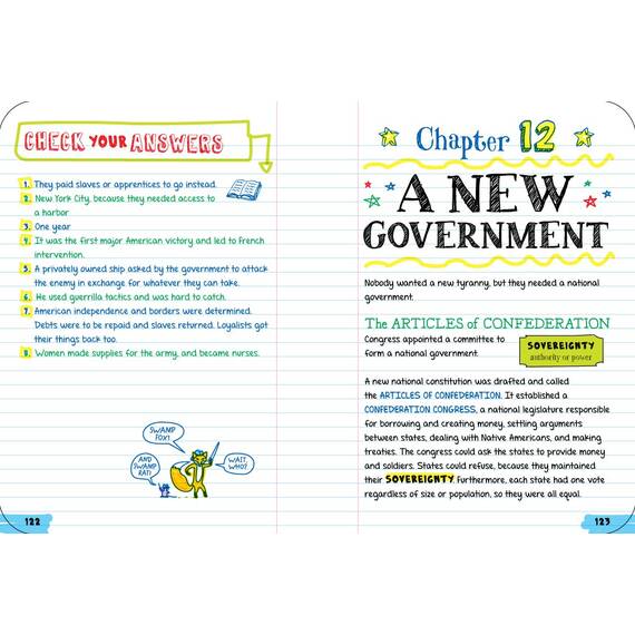 Everything You Need to Ace American History in One Big Fat Notebook: The Complete Middle School Study Guide (Big Fat Notebooks)