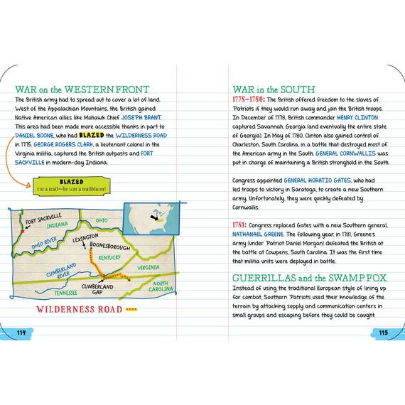 Everything You Need to Ace American History in One Big Fat Notebook: The Complete Middle School Study Guide (Big Fat Notebooks)