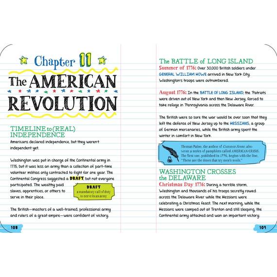 Everything You Need to Ace American History in One Big Fat Notebook: The Complete Middle School Study Guide (Big Fat Notebooks)
