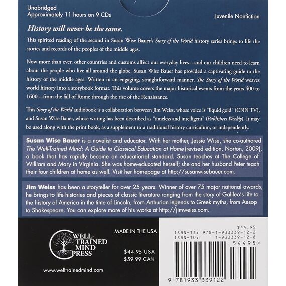 The Story of the World: History for the Classical Child: The Middle Ages: Audiobook: History for the Classical Child: The Middle Ages, from the Fall of Rome to the Rise of the Renaissance
