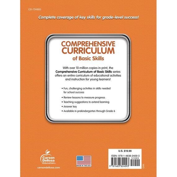 Comprehensive Curriculum of Basic Skills, Grade K