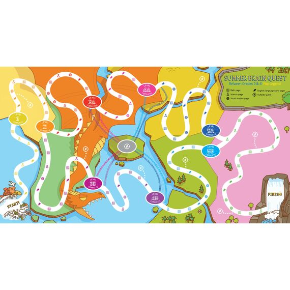 Summer Brain Quest Get Ready for 4th Grade: 1