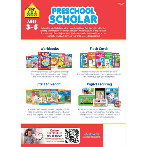 Preschool Scholar Ages 3-5