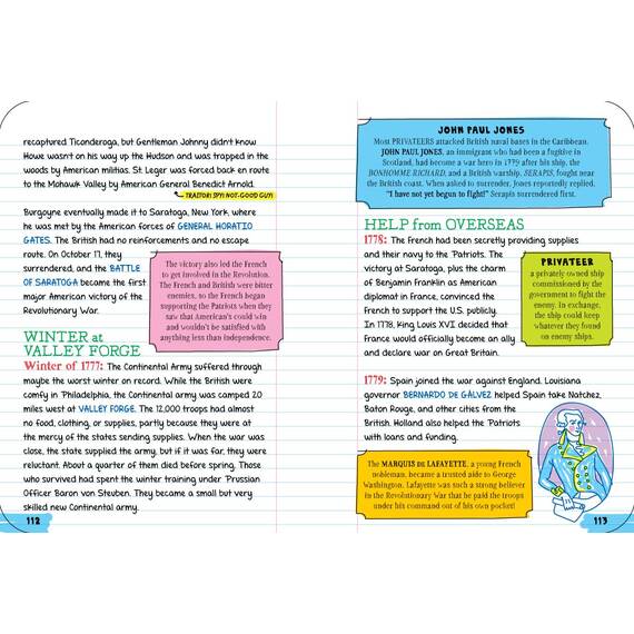 Everything You Need to Ace American History in One Big Fat Notebook: The Complete Middle School Study Guide (Big Fat Notebooks)