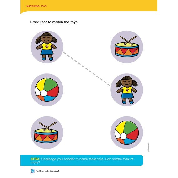 Scholastic Toddler Jumbo Workbook: Early Skills