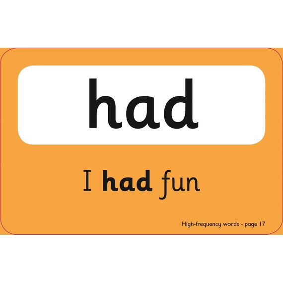 High Frequency Words Flashcards: Ideal for home learning (Collins Easy Learning KS1)