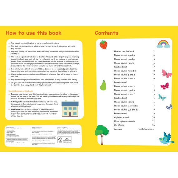 First Phonics: Ages 3-4 (Collins Easy Learning Preschool): Ideal for home learning