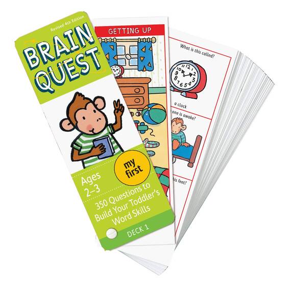 My First Brain Quest Q&A Cards: 350 Questions to Build Your Toddler's Word Skills. Teacher Approved! (Brain Quest Smart Cards)
