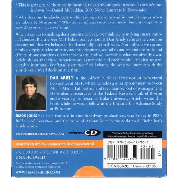 The Predictably Irrational CD: The Hidden Forces That Shape Our Decisions