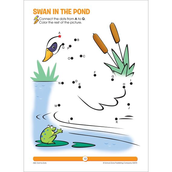 ABC Dot-To-Dot: Preschool, Ages 4-6