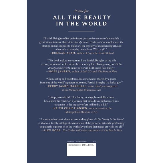 All the Beauty in the World: The Metropolitan Museum of Art and Me