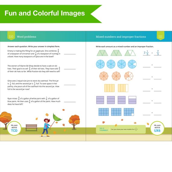 The Ultimate Fifth Grade Math Workbook: Topics Include Multiplication, Division, Decimals, Fractions, Geometry, Measurement, and More! (IXL Ultimate Workbooks)