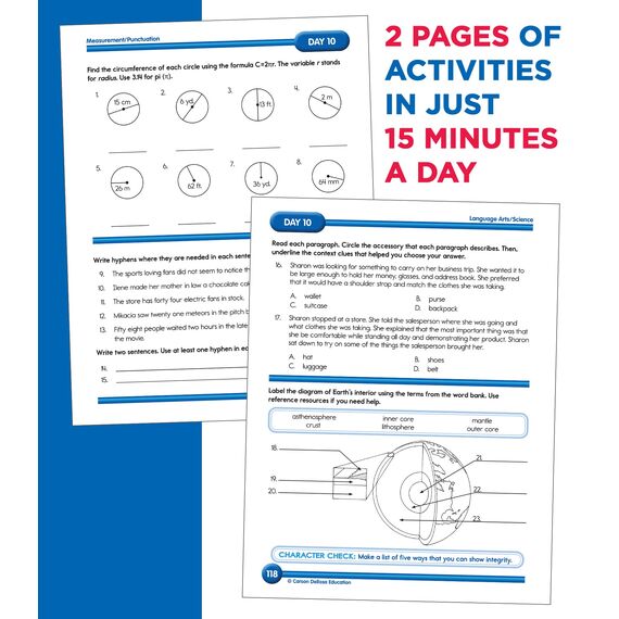 Summer Bridge Activities: Bridging Grades 6 to 7