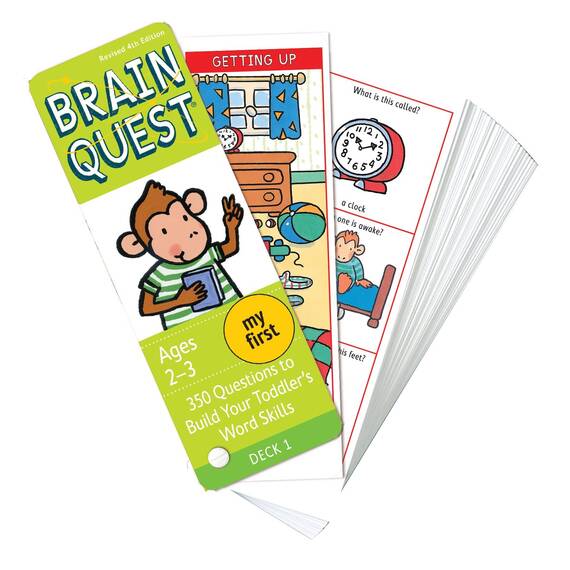 My First Brain Quest Q&A Cards: 350 Questions to Build Your Toddler's Word Skills. Teacher Approved! (Brain Quest Smart Cards)