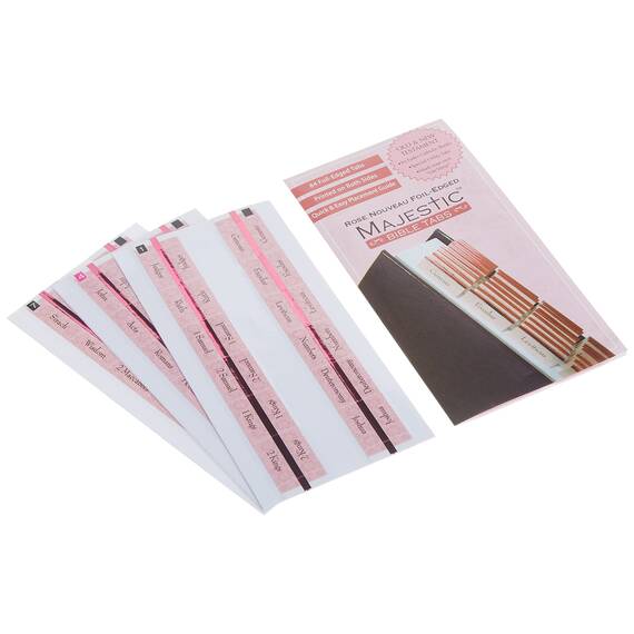 Majestic Rose Nouveau Foil-Edged Bible Tabs (Majestic(tm) Bible)