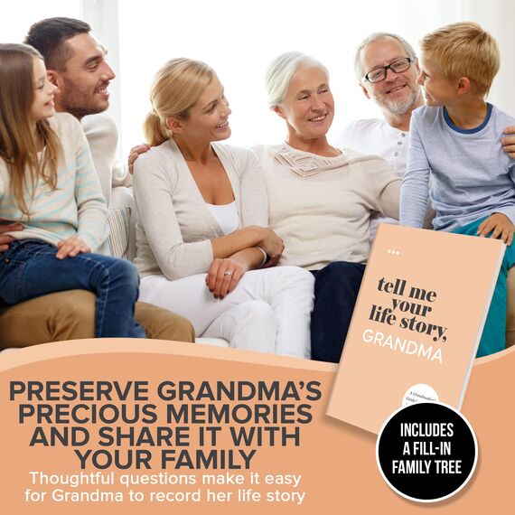 Tell Me Your Life Story, Grandma: A Grandmother’s Guided Journal and Memory Keepsake Book (Tell Me Your Life Story® Series Books)