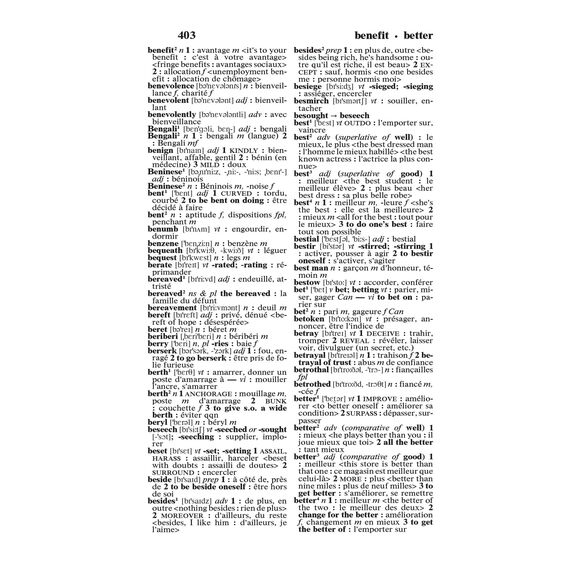 Merriam-Webster's French-English Dictionary