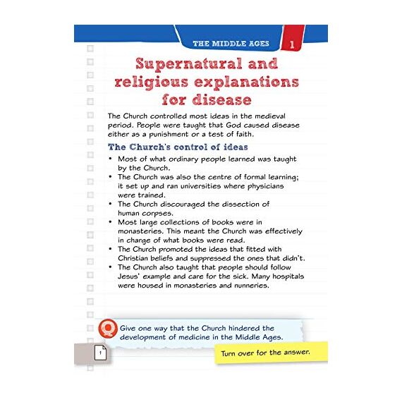 Revise Edexcel GCSE (9-1) History: Medicine in Britain Revision Cards: with free online Revision Guide and Workbook (Pearson Revise)