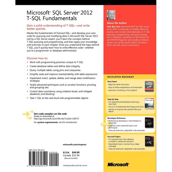 Microsoft SQL Server 2012 T-SQL Fundamentals