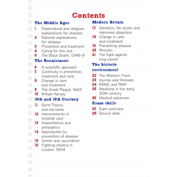 Revise Edexcel GCSE (9-1) History: Medicine in Britain Revision Cards: with free online Revision Guide and Workbook (Pearson Revise)