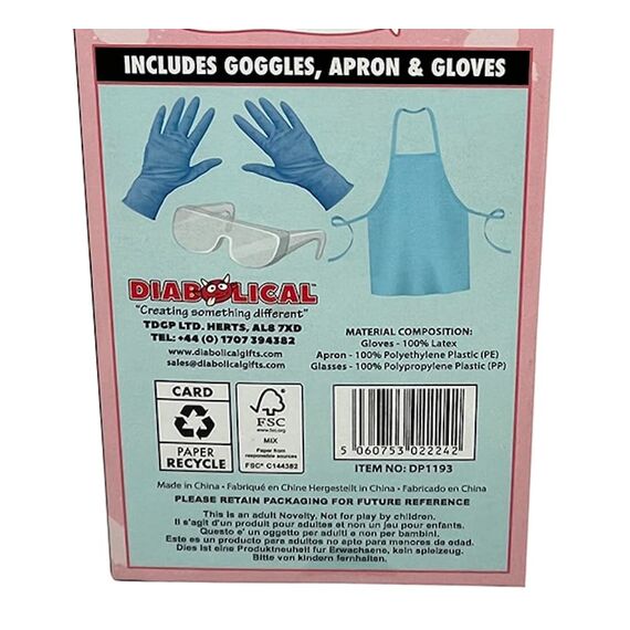 Diabolical DP1193 BJ PSA Kit - Penis Geschenk, Lustige Geschenke für Frauen, Geburtstagsgeschenk für Männer, Geburtstagsgeschenk für Freundin, Geschenke Zum Jahrestag für Ihn, Geschenk für Frau