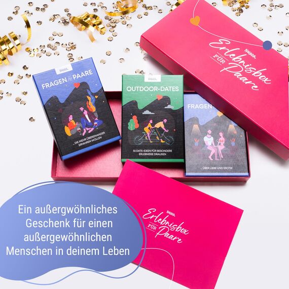 Nalara Erlebnisbox - Die liebevollste Überraschung für Deine Partnerin oder deinen Partner - Macht euer gemeinsames Weihnachten unvergesslich – Schenkt euch mehr Vertrauen