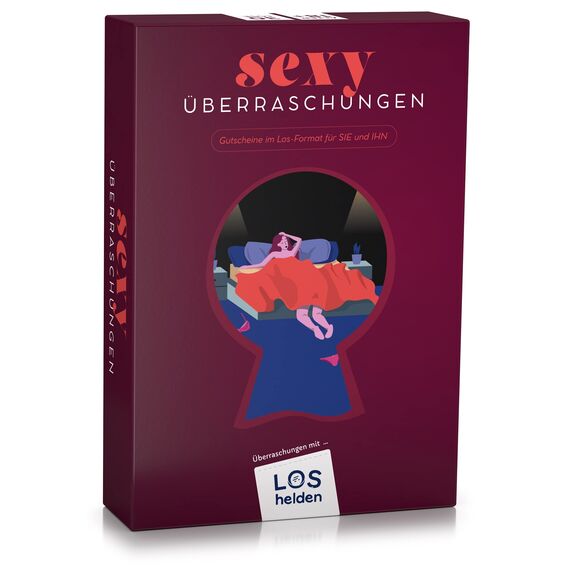 Spielehelden Sexy Überraschungen – erotische Gutscheine im Losformat | Sexspiel | Losbox für Paare | Sex Spiele für 2 | Liebesspiel | Erwachsene | Erotikspiele