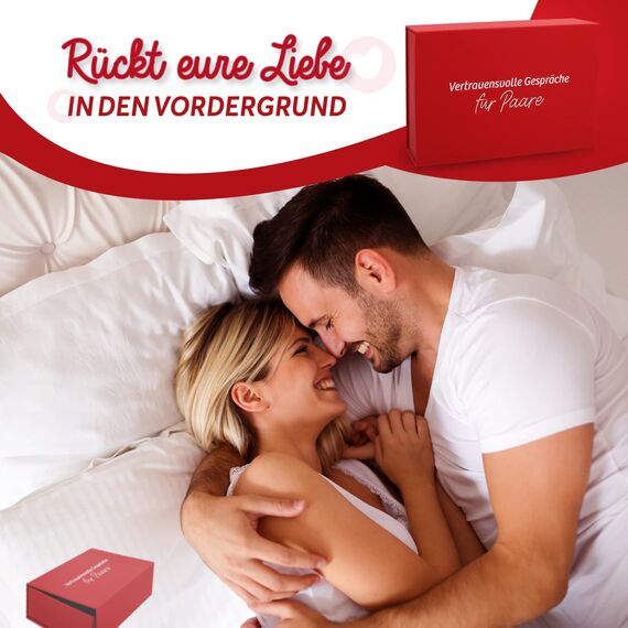 Spielehelden Vertrauensvolle Gespräche für Paare | Edle Geschenkbox Ich Liebe Dich | Geschenke für Freund | Geschenke für Männer & Frauen | Romantische Pärchen Geschenke | Partner Geschenke