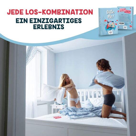 Spielehelden Date me! | Die lustige Losbox für Paare | Geschenke für Männer | Paarspiel für kreativen Date-Spaß | Geschenk Mann | Partner Geschenke