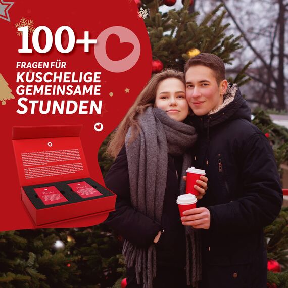 Spielehelden Vertrauensvolle Gespräche für Paare | Edle Geschenkbox Ich Liebe Dich | Geschenke für Freund | Geschenke für Männer & Frauen | Romantische Pärchen Geschenke | Partner Geschenke
