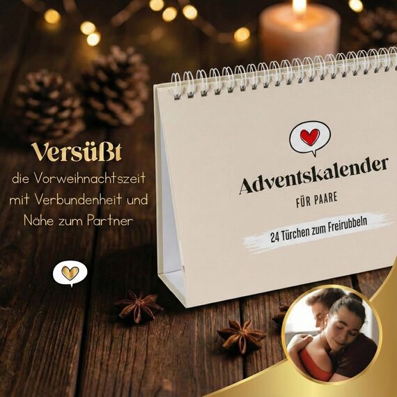 Darlena Adventskalender für Paare | Date Adventskalender für Erwachsene 2025 | Pärchen, Paar Adventkalender | Geschenk für Männer, Frauen, Freund & Freundin | Nikolausgeschenk für ihn & sie