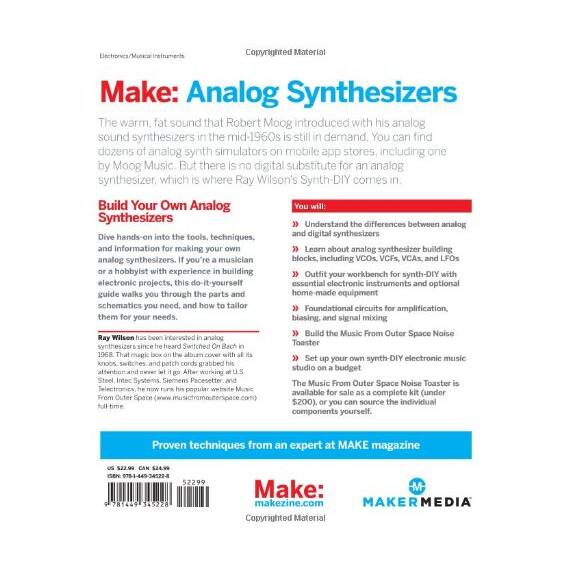 Make: Analog Synthesizers: A modern approach to old-school sound synthesis