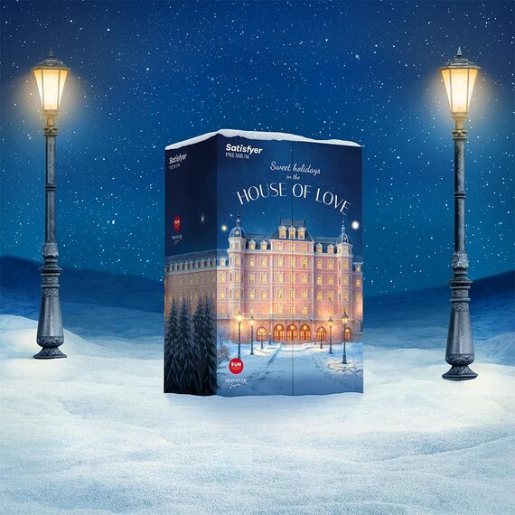 EIS Premium erotischer Adventskalender 2025 für Erwachsene Singles und Paare | 24 sinnliche Sex Geschenke inkl. Satisfyer & FUN FACTORY Sexspielzeuge & Erotik Überraschungen | Warenwert 900€