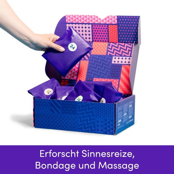 Womanizer Enjoy Adventskalender 2025 | 24-tägiges Sexspielzeug-Geschenkset für Paare | Erotikspielzeug für Männer, Frauen und Paare | Vibratoren, Masturbatoren und Gleitgel | im Wert von über €200