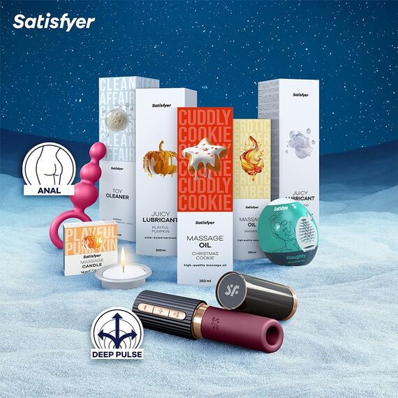 EIS Premium erotischer Adventskalender 2025 für Erwachsene Singles und Paare | 24 sinnliche Sex Geschenke inkl. Satisfyer & FUN FACTORY Sexspielzeuge & Erotik Überraschungen | Warenwert 900€
